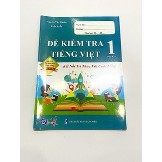 Vở luyện các bài kiểm tra Tiếng Việt cho học sinh lớp 1