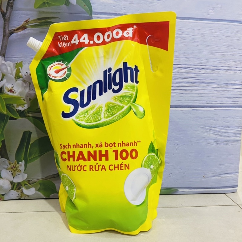 Nước rửa chén sunlight túi chanh 3.5kg size khủng mới - ảnh sản phẩm 3