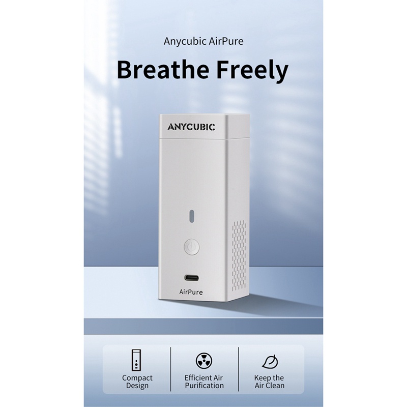 Tấm Lọc Không Khí Hiệu Quả ANYCUBIC Có Cổng Sạc USB Cho Photon Mono X 4K M3 Plus