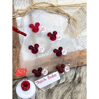 Sơn Gel Thạch Đỏ Bobo số 25