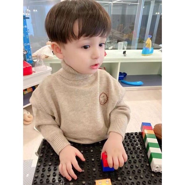 Áo Sweater Chui Đầu Phong Cách Hàn Quốc 2022 Mới Cho Bé Trai