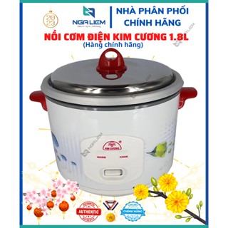 Nồi cơm điện 1.8 lít Kim Cương (Nắp rời)