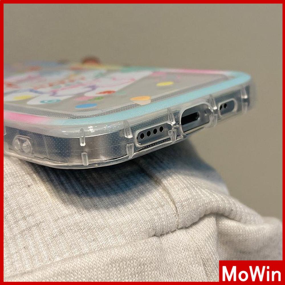 Ốp điện thoại túi khí in hoạt hình thích hợp cho iPhone 13 Pro Max 12 Pro Max 11/ 7 8 6 Plus/ XR xs max 14 Pro Max