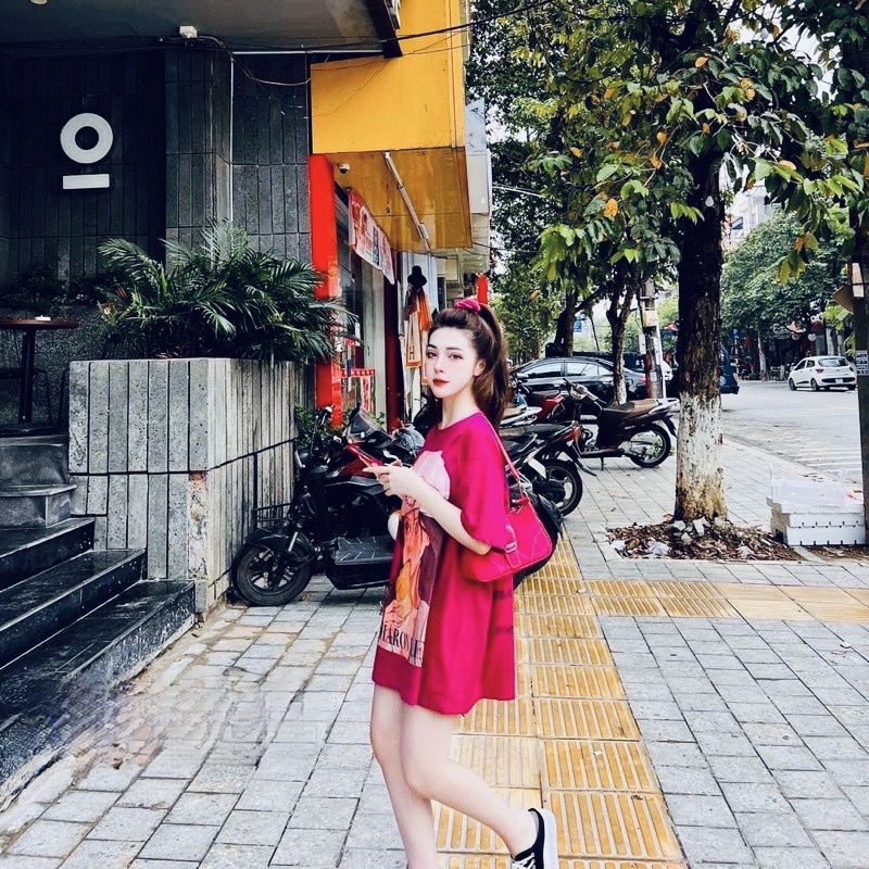 Áo phông rộng tay lỡ giấu quần cao cấp loại xịn ( video tự quay )