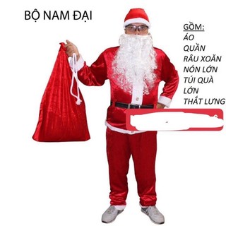 Bộ đồ noel ông già và bà già noel
