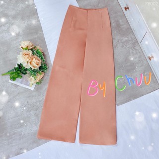 Quần lụa áo dài nữ, quần lụa nâu có lưng chun dài 104cm CHUU F9001