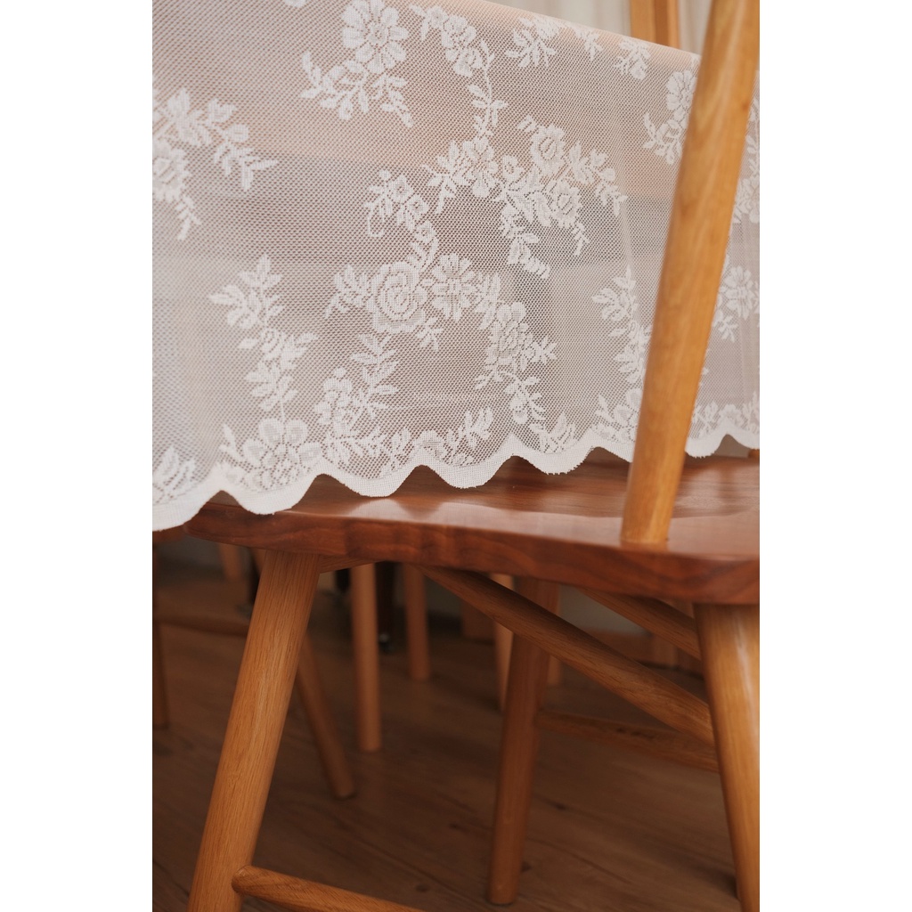 Khăn bàn ren chữ nhật retro