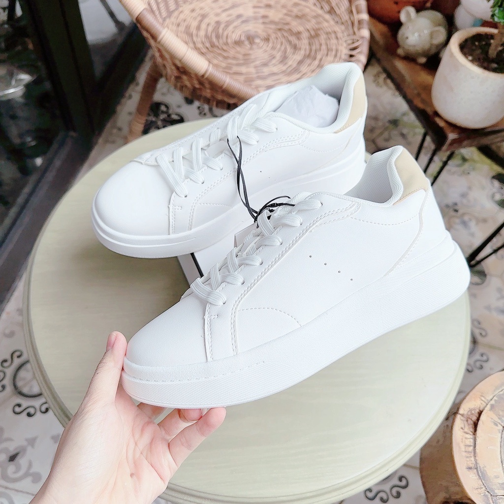 Bershka - Giày Bershka trắng - cho nam - size 40