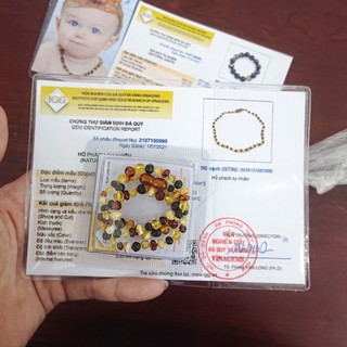 Vòng cổ amber úc cho bé