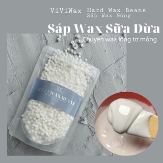 Hạt Sáp Wax Không Chứa Nhựa Thông Chuyên Dành Cho Lông Tơ Mỏng 300gram by ViViWax ( Coconut Wax beans)