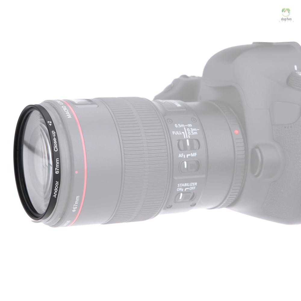 Bộ Lọc Ống Kính Máy Ảnh Andoer 52mm + 1 + 2 + 4 + 10 Kèm Túi Đựng Cho D7200 D5200 D3200 D3100 Pentax NEW B1220