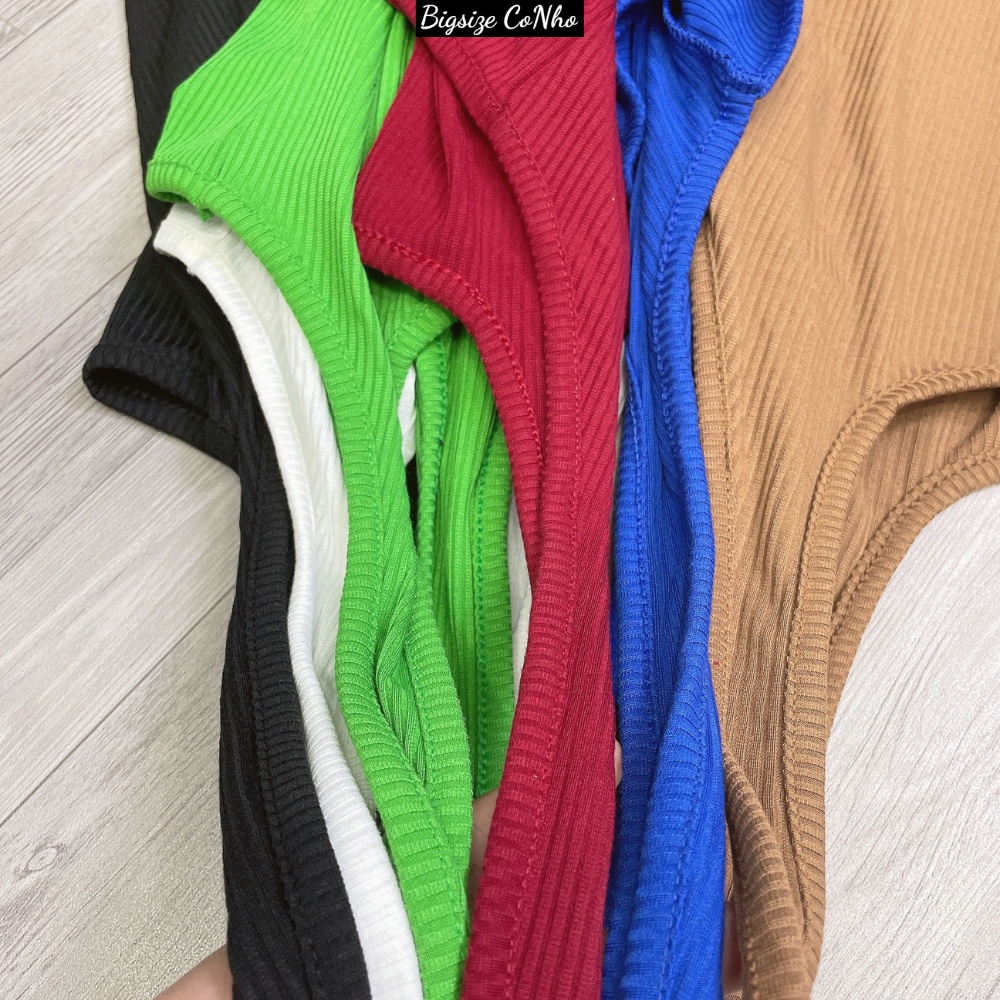 Áo croptop bigsize áo ba lỗ nữ 6 màu chất gân tăm mềm mịn co giãn thoáng mát, Croptop yếm quàng cổ bigsize G5 | BigBuy360 - bigbuy360.vn