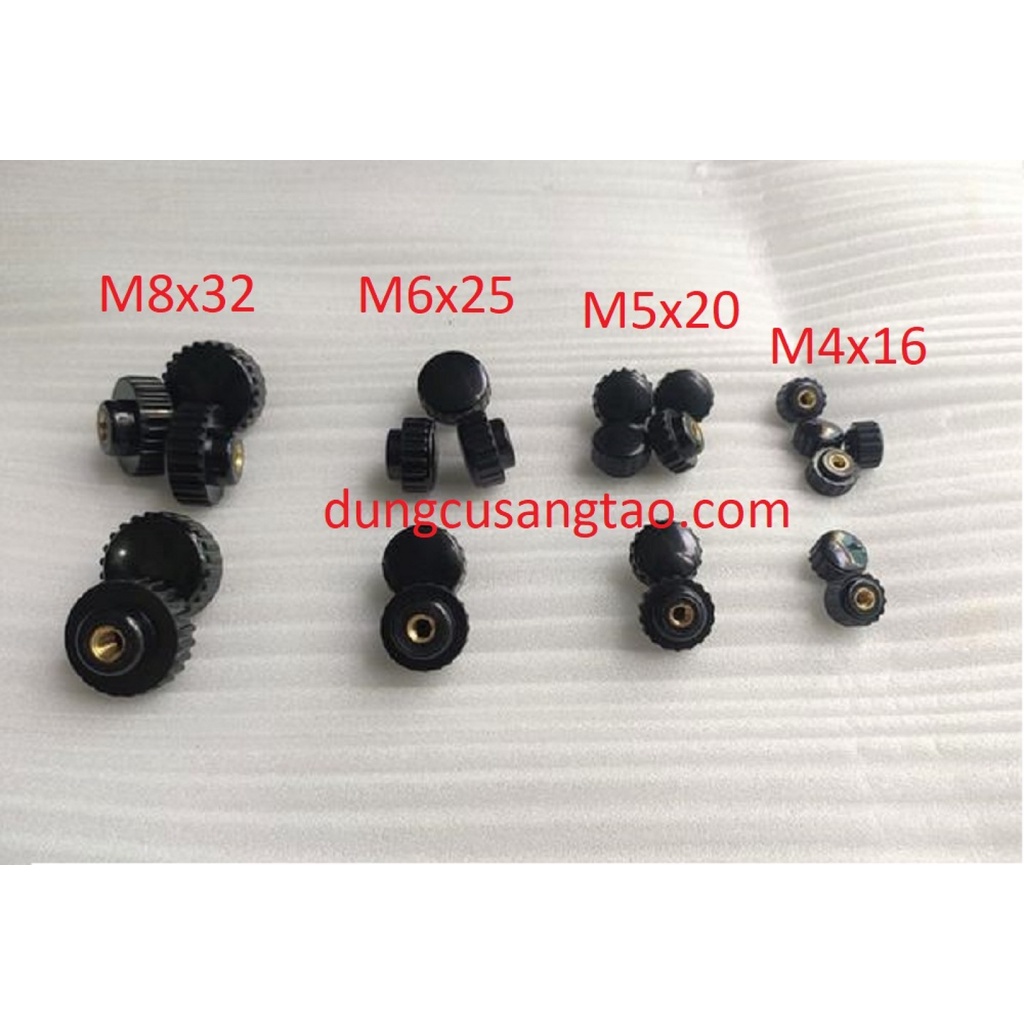 Núm vặn ren trong /núm vặn nhựa hình tròn