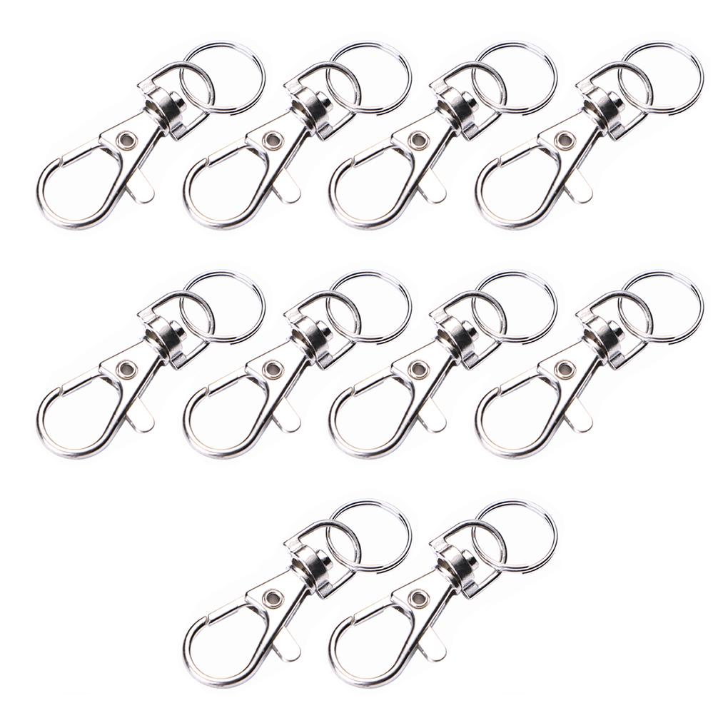 Set 10 Móc Khóa Bằng Hợp Kim Kẽm Có Thể Tái Sử Dụng