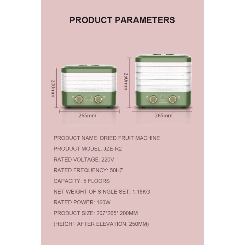 MÁY SẤY TRÁI CÂY THỊT RAU CỦ QUẢ