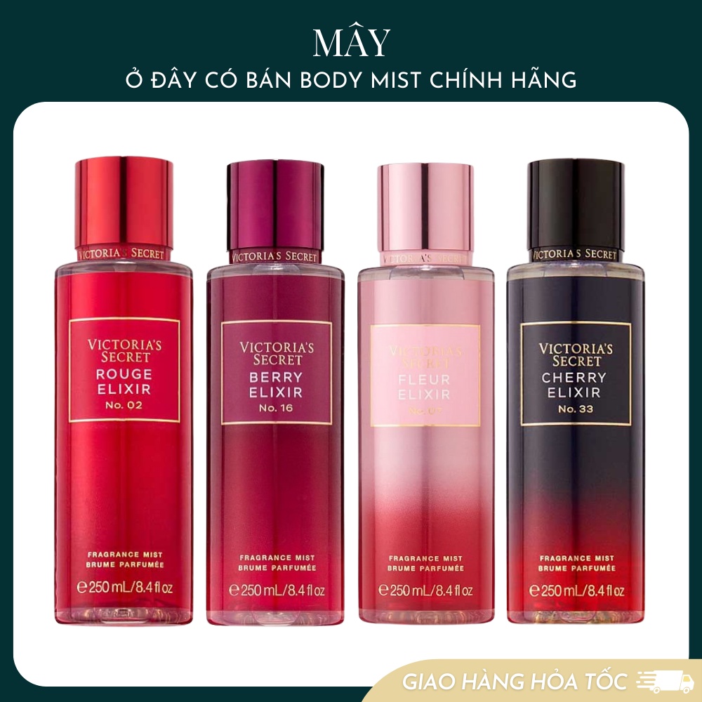 ( QUYẾN RŨ ) Body mist - xịt khử mùi toàn thân mùi ngọt mát Victoria Secret 250ML Mỹ