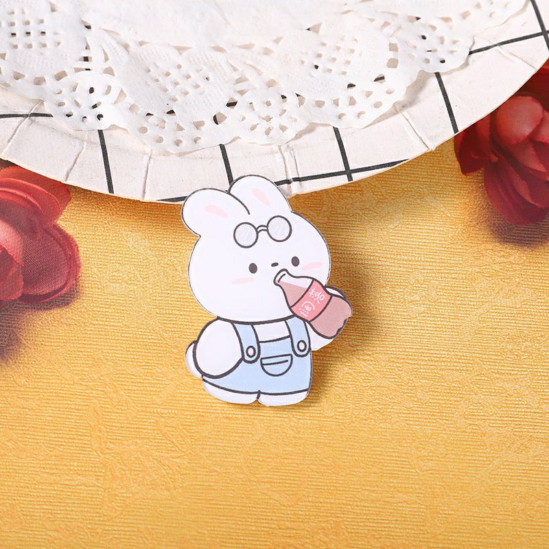 Ghim Cài Ba Lô Túi Xách Hình Gấu Thỏ