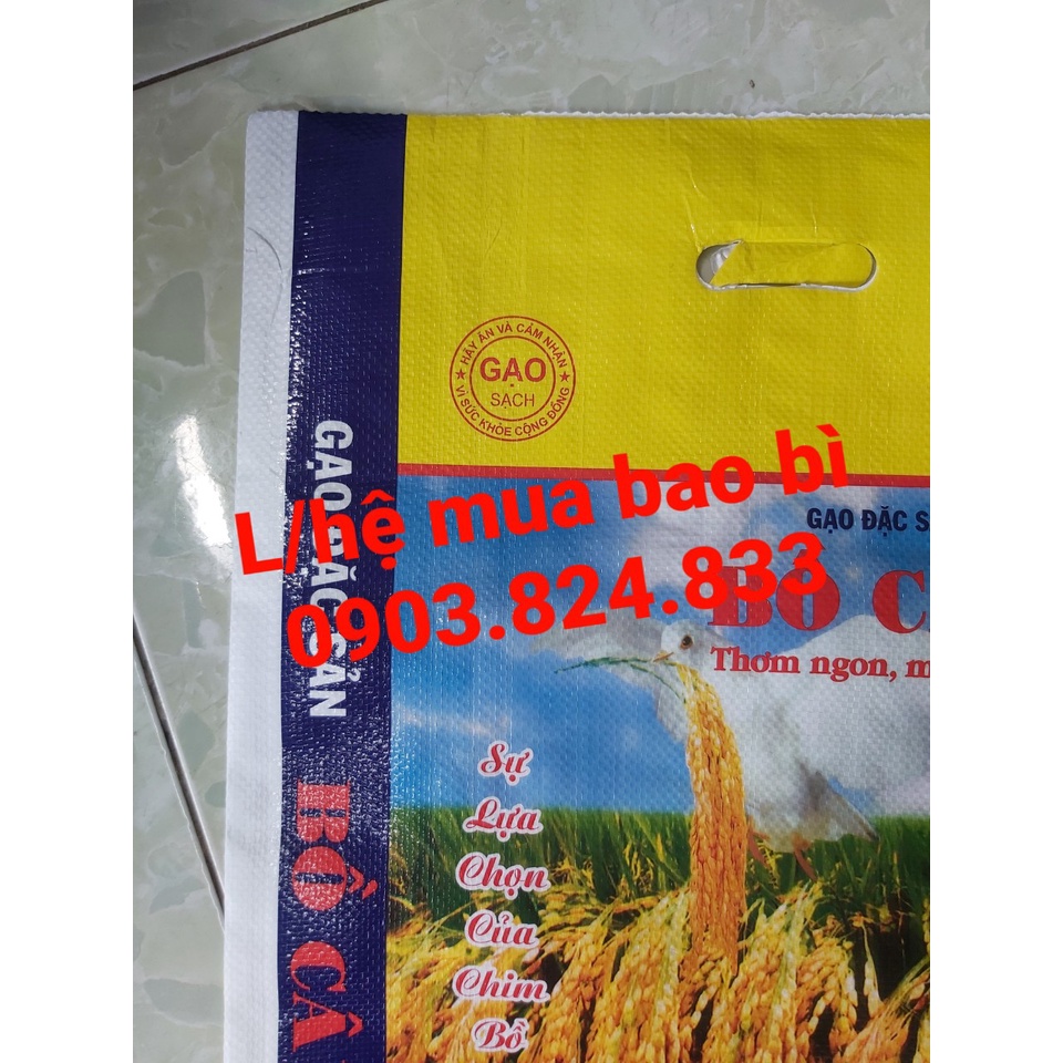 Combo 50 cái túi đựng gạo BỒ CÂU  đẹp dày