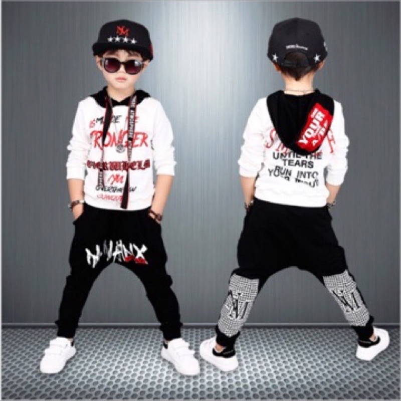 Bộ hiphop cho bé trai 3-10y