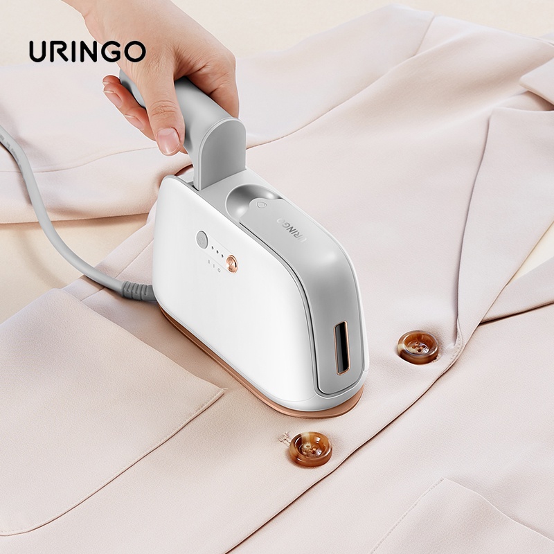 Bàn Ủi Hơi Nước URINGO Mini Du Lịch Gấp Gọn Di Động 30S Làm Nóng Nhanh