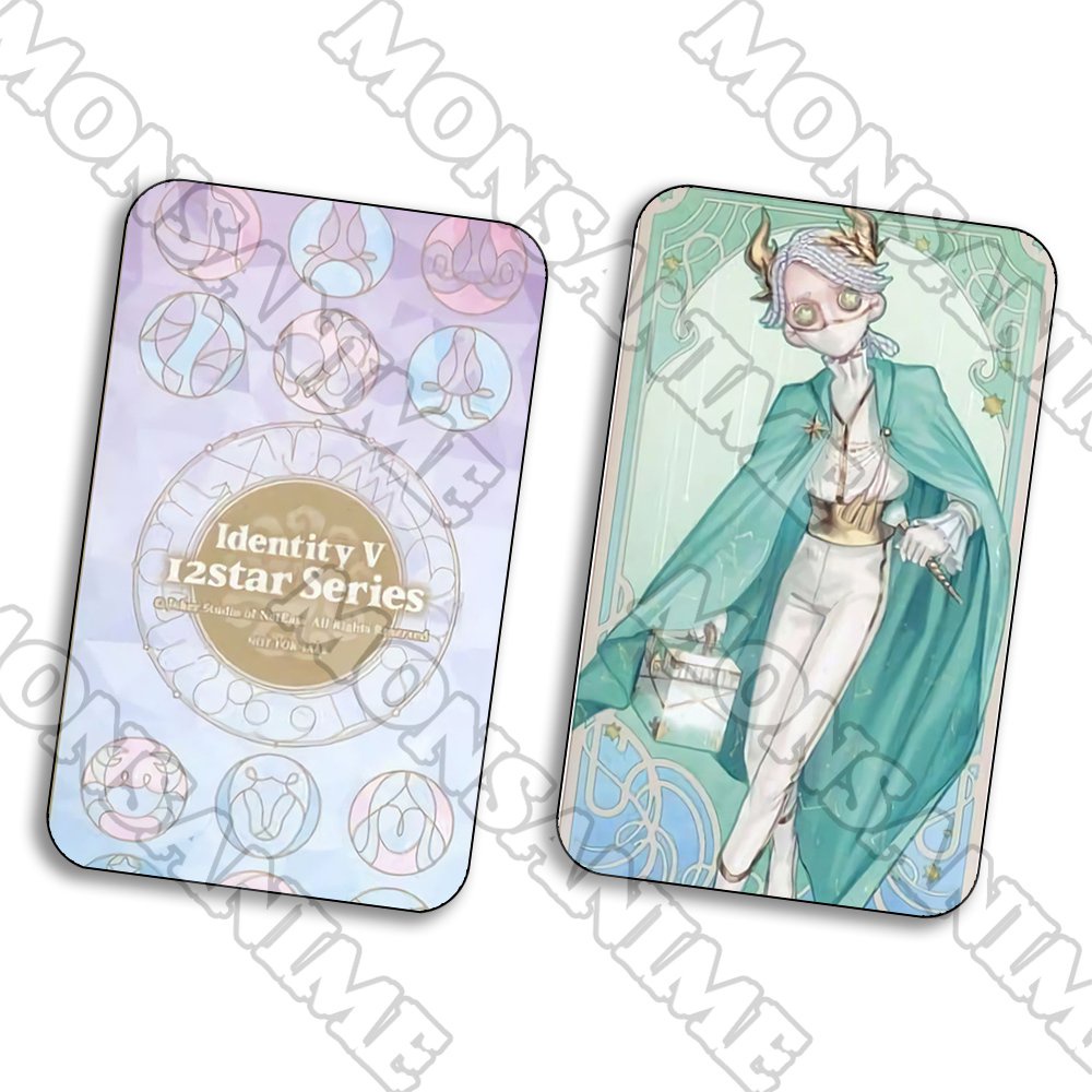 Ảnh card bo góc in hình IDENTITY V ver 12 CUNG HOÀNG ĐẠO thẻ bo viền 5*8cm anime chibi game 1 tấm