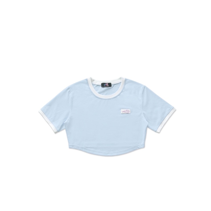 UPZ Áo Thun Croptop Viền (3 Màu)
