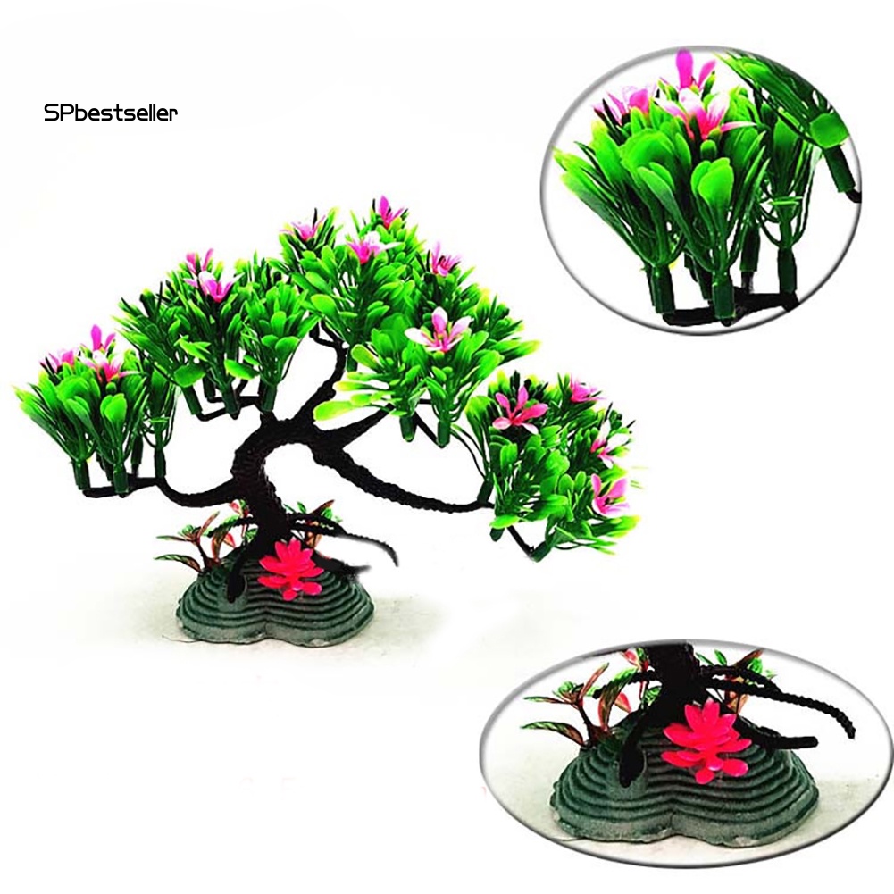 Cây Cỏ Nhân Tạo Trang Trí Bể Cá