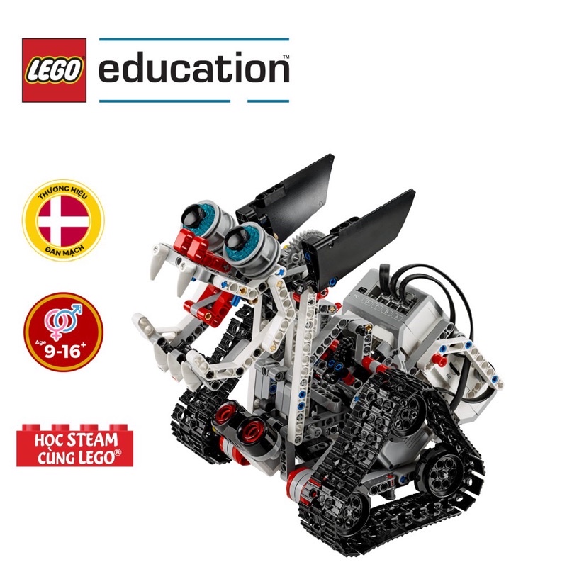 Chính Hãng Lego Education Mindstorms Bộ kỹ sư Robot EV3 cơ bản 45544