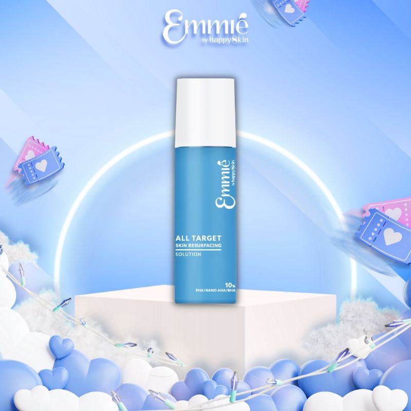 Toner 5% 10% PHA Nano-AHA BHA tẩy tế bào chết, làm sáng, tái tạo bề mặt da Emmie Emmié by Happy Skin nước thần cân bằng