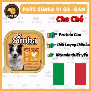 Pate simba cho chó vị gà & gan - ý - 150g
