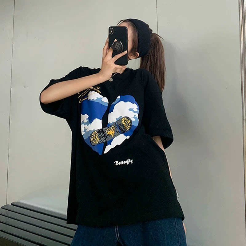 Áo thun tay lỡ NHIỀU MẪU 6535 ❤️ Áo phông Unisex form rộng Freesize dành cho nam nữ Molly Fashion