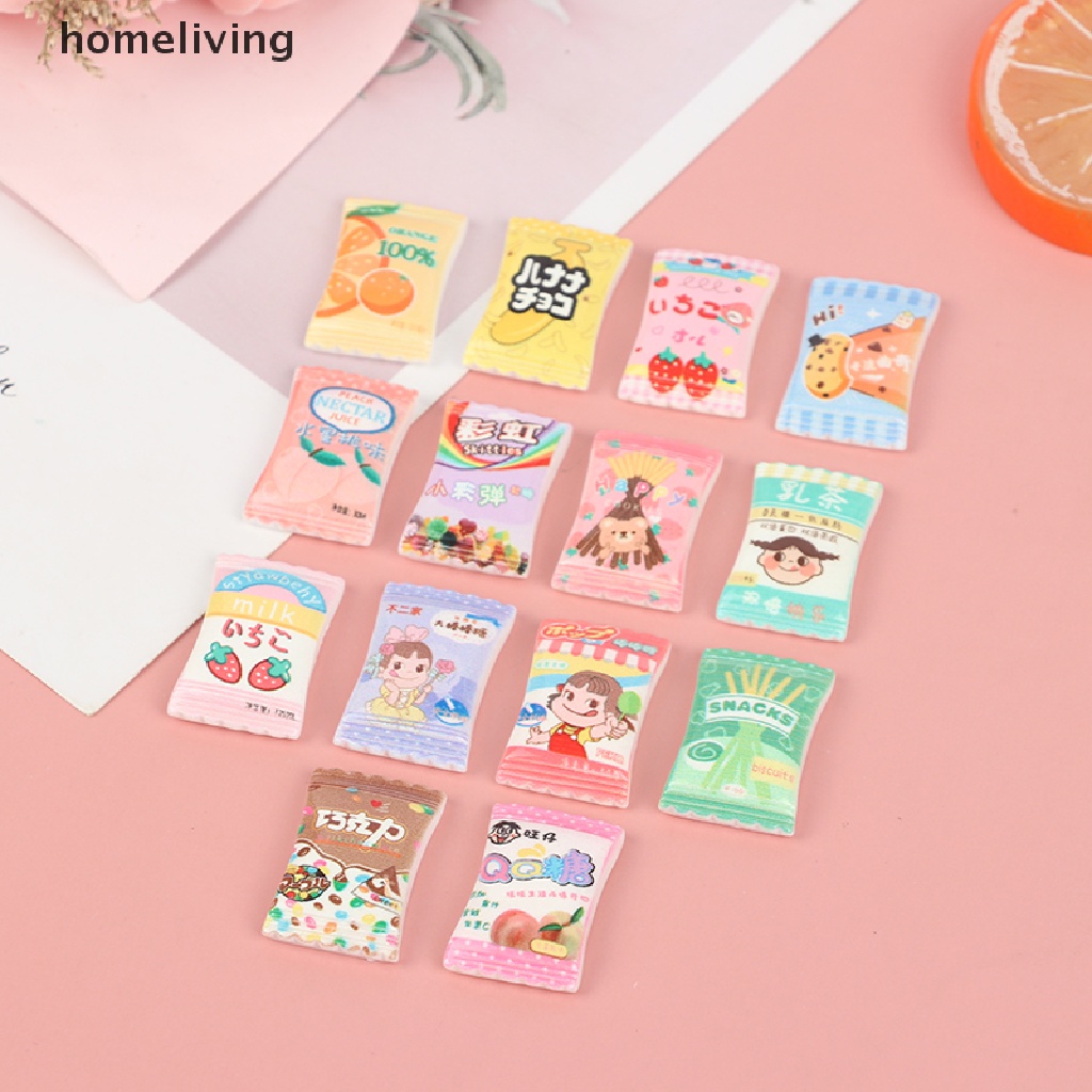 Set 10 Kẹo Ngọt Mini Tỉ Lệ 1 / 12 Trang Trí Nhà Búp Bê