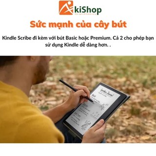 Máy đọc sách Kindle Scribe kèm bút Premium chính hãng Akishop