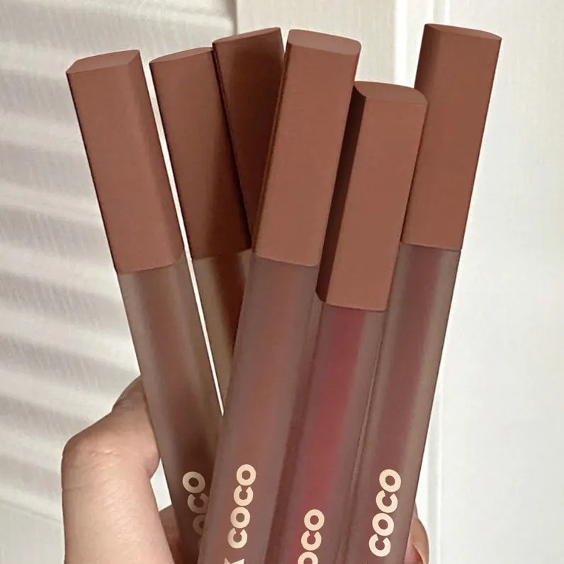 Son lì nội địa Trung PINKCOCO dưỡng ẩm chống nước lên màu đẹp, Son kem siêu lì PINKCOCO chất son mịn mượt màu chuẩn