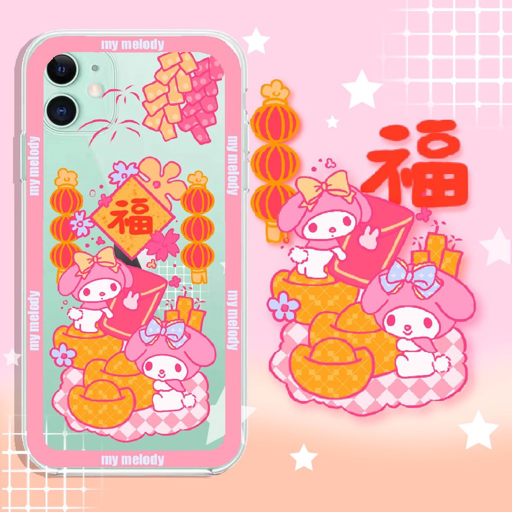 Ốp Điện Thoại TPU Mềm Chống Sốc Hình Hello Kitty Năm Mới 2023 Cho IPhone 14 13 12 PRO 12 mini 11 PRO Max Xs Max XR 6 7 8 Plus SE2020