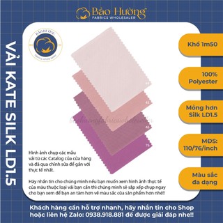 Vải Kate Silk Lạc Đà _  Khổ 1m50 _ Phần E