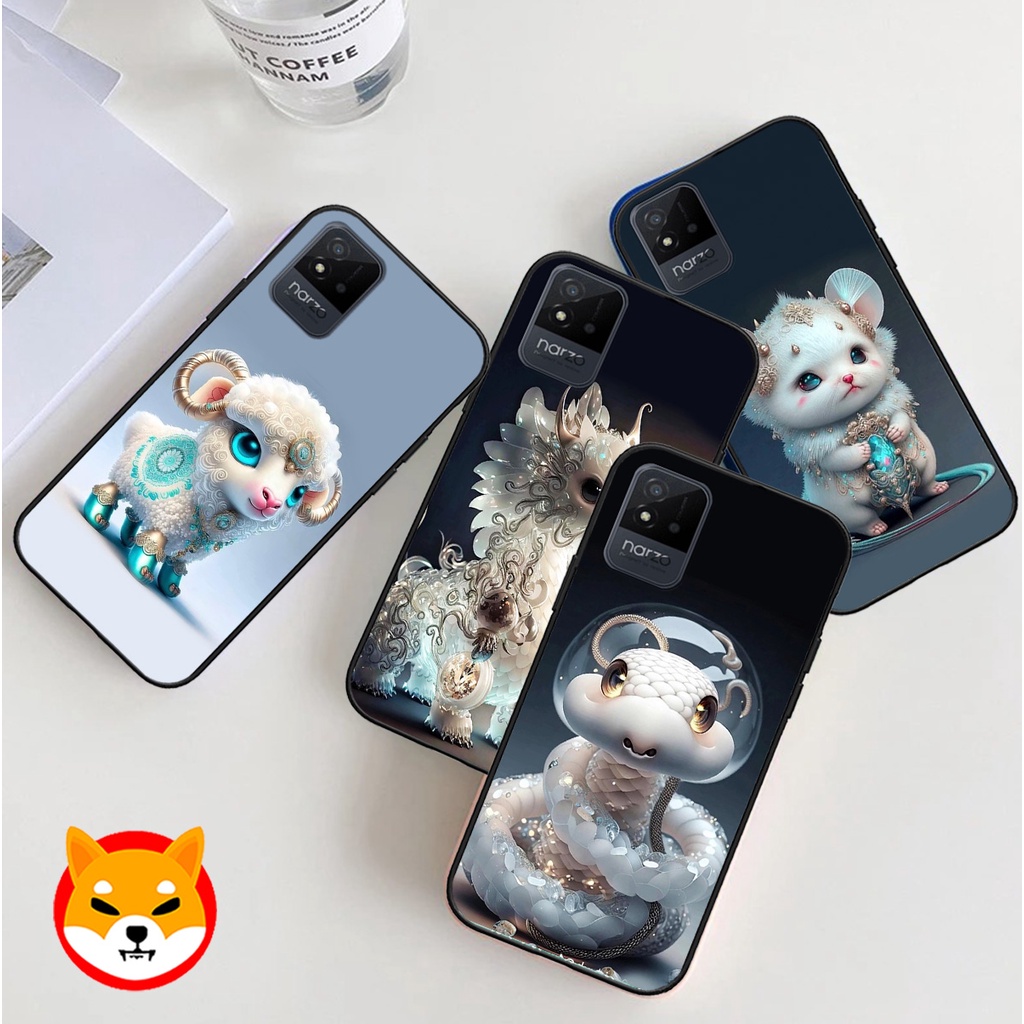 Ốp lưng Realme Narzo 50i / narzo 50a prime / norza 30a đủ bộ 12 con giáp mẫu mới siêu đẹp giá rẻ