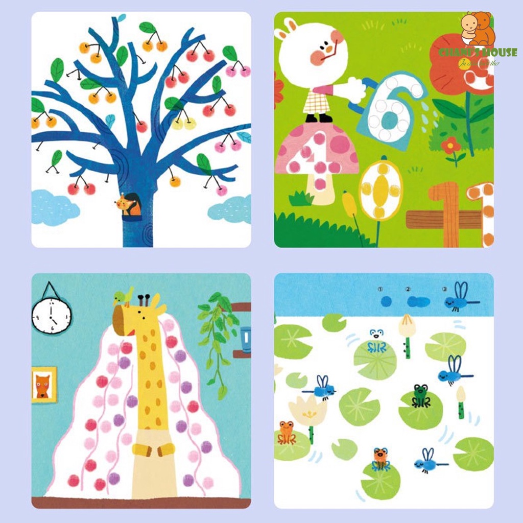 ĐỒ CHƠI TRANH TÔ MÀU BẰNG VÂN TAY JOAN MIRÓ - MÀU AN TOÀN CHO BÉ