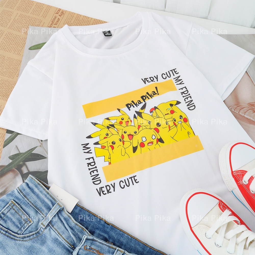 Áo thun thiết kế hình PIKACHU Unisex dễ thương cute PK0069C TooYoo