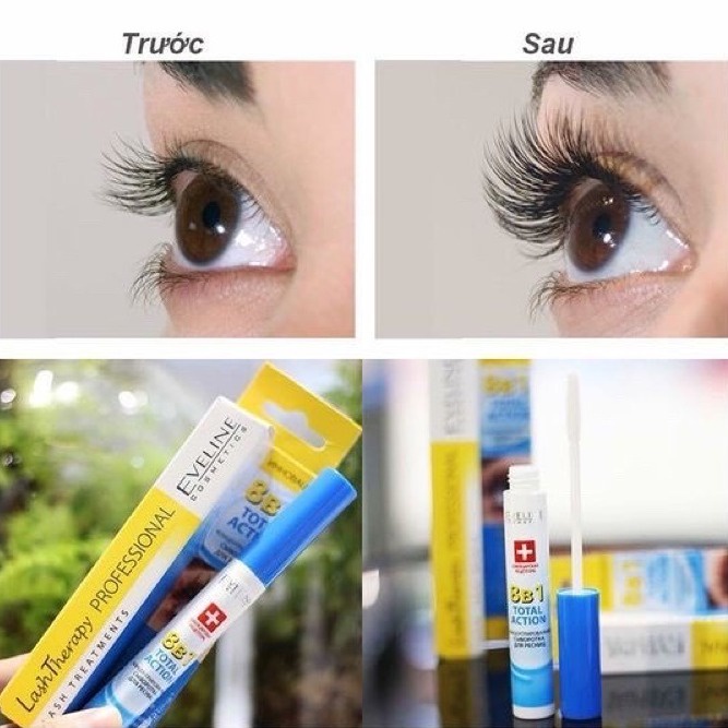 Huyết Thanh Dưỡng Dài Mi Eveline 8 In 1 Của Nga LS