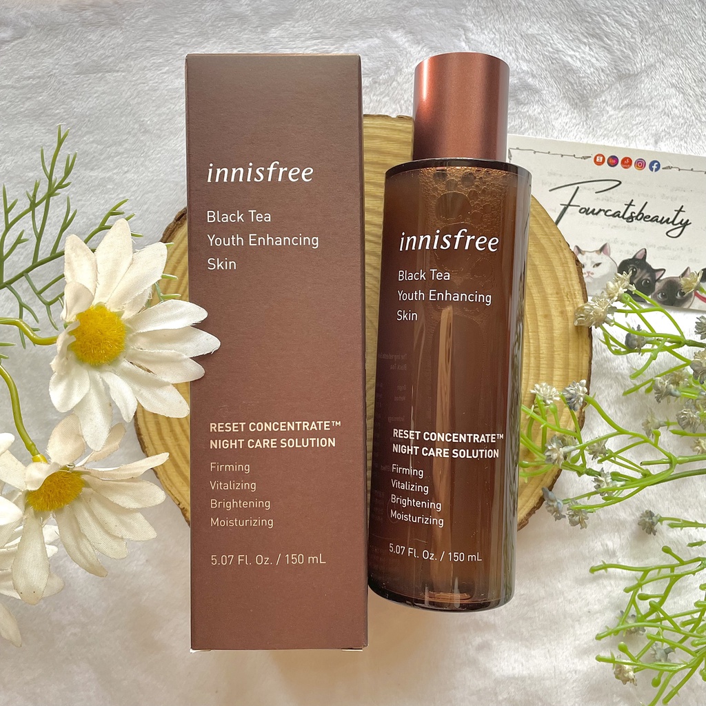 Nước Cân Bằng Da Dưỡng Ẩm Chống Lão Hóa, Dưỡng Sáng, Phục Hồi Da Innisfree Black Tea Youth Enhancing Skin 150ml