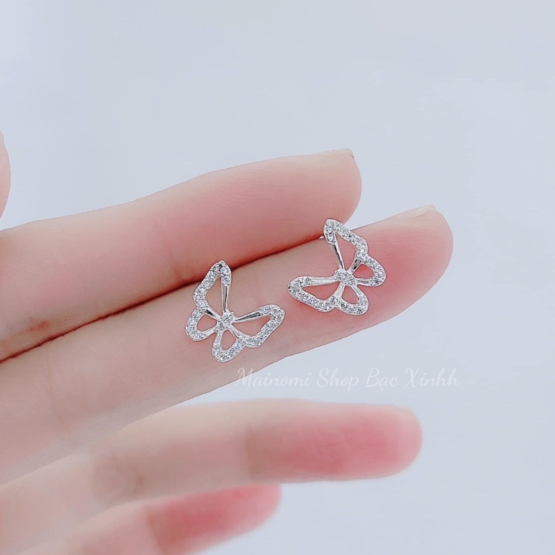 Bộ hồ điệp cánh thủng đính đá MAINOMI có lẻ món phong cách thanh lịch nàng thơ