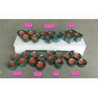 Chậu mini trồng sen đá trồng cây nhỏ compo 12 chậu.