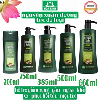 [SG] Dầu gội dược liệu Nguyên Xuân dưỡng tóc 450ml + 50ml, 600ml+60ml Chai khổng lồ  Ngăn rụng, gàu, ngứa