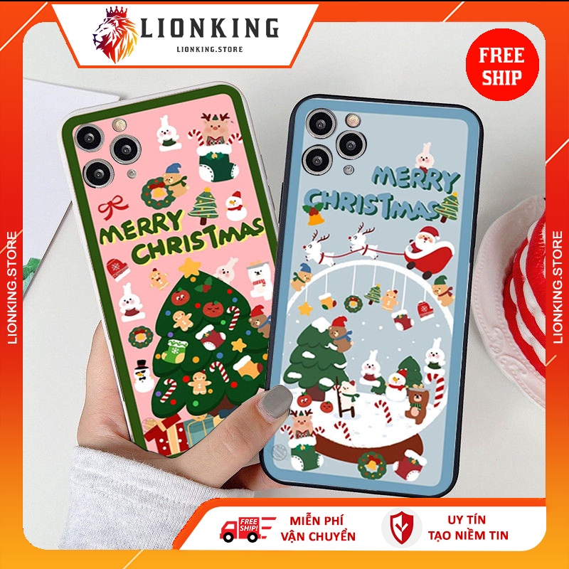 Ốp lưng IPHONE MÙA NOEL  6plus 6splus 7 plus 8plus X Xr XsM 11 12 13 Promax 14 Promax - MANGOMM25 - LionKing