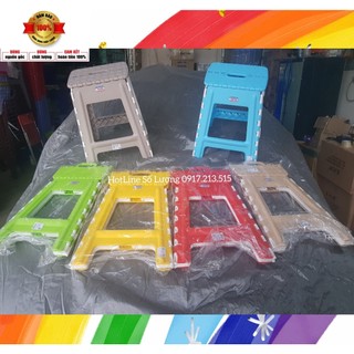 🚀TBA SHOP🚀Ghế nhựa cao xếp Duy Tân (33,7 x 29,2 x 42,4 cm) - NHIỀU MÀU