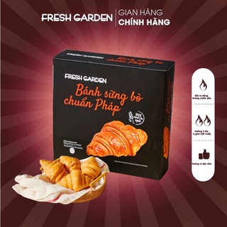 Bánh Sừng Bò Chuẩn Pháp Đông Lạnh FRESH GARDEN Giàu Dinh Dưỡng Hương Vị Thơm Ngon 220g