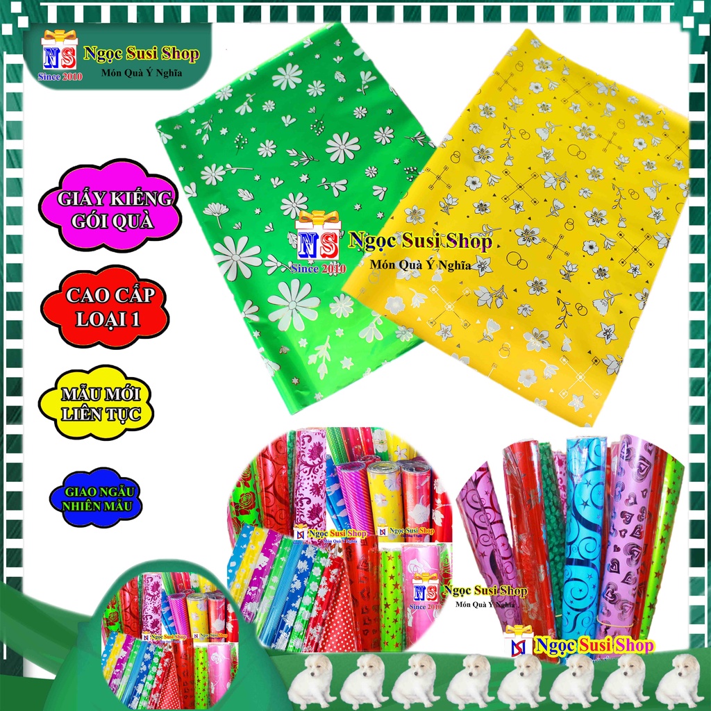 COMBO 10 GIẤY GÓI QUÀ KIẾNG SIZE 70x50cm LOẠI TỐT DÀY - GIẤY GÓI QUÀ