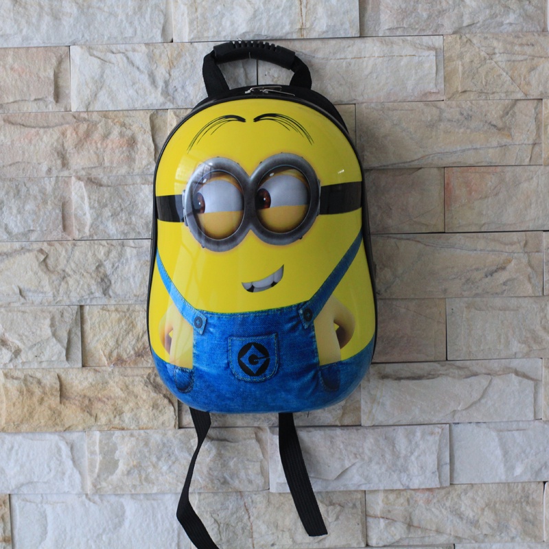 Ba lô hình Minion Balo trứng 3D cho bé mẫu giáo (Hình Minion)