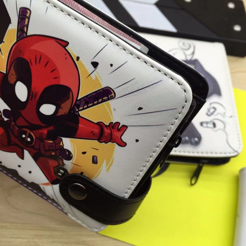 Ví Ngắn Đựng Tiền Xu Họa Tiết Hoạt Hình Anime Độc Đáo Cho Nam